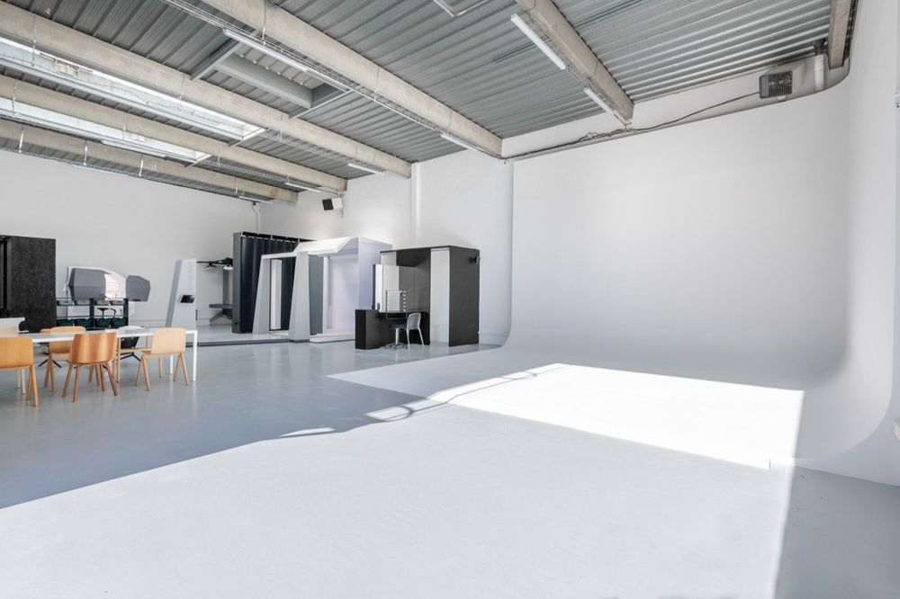 Le cyclorama du studio e-do